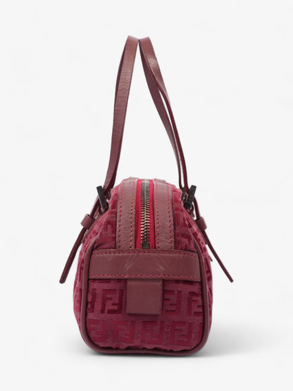 Fendi Vintage Zucchino Red Canvas
