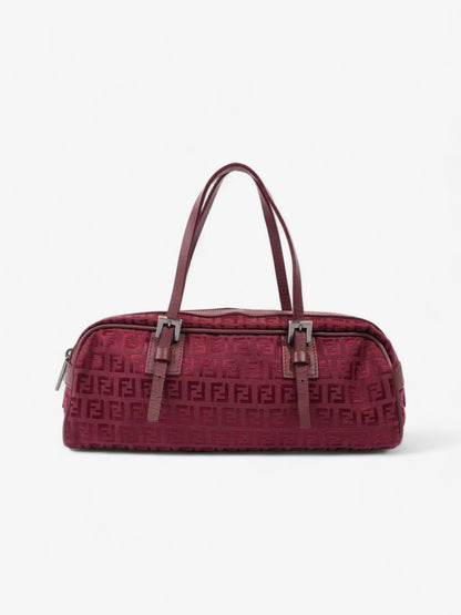 Fendi Vintage Zucchino Red Canvas