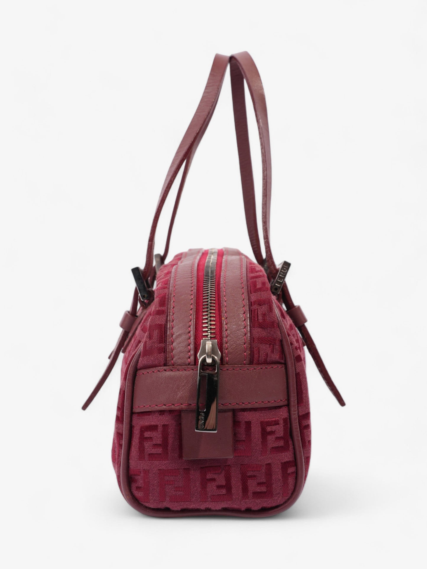 Fendi Vintage Zucchino Red Canvas