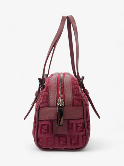 Fendi Vintage Zucchino Red Canvas