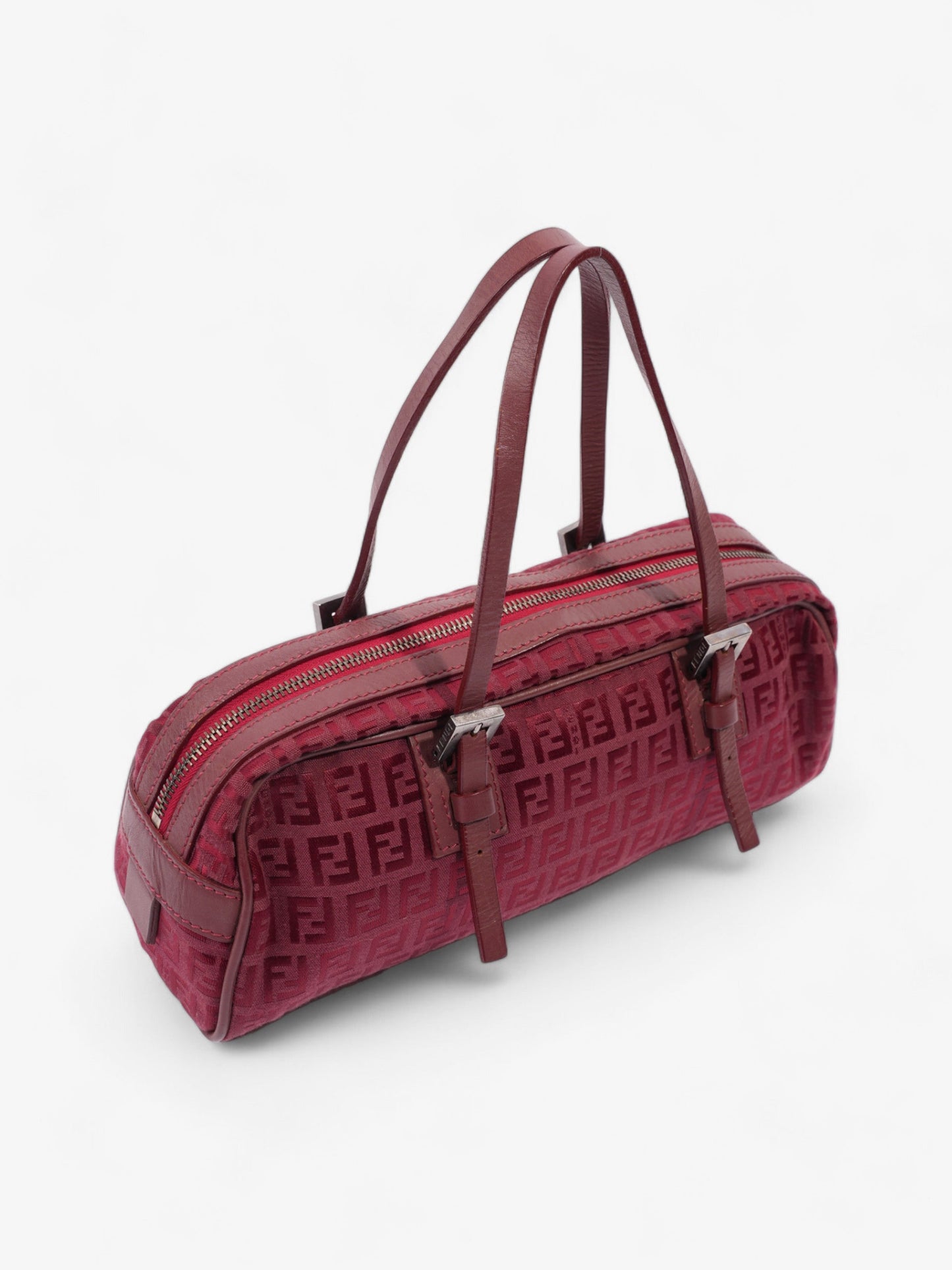 Fendi Vintage Zucchino Red Canvas