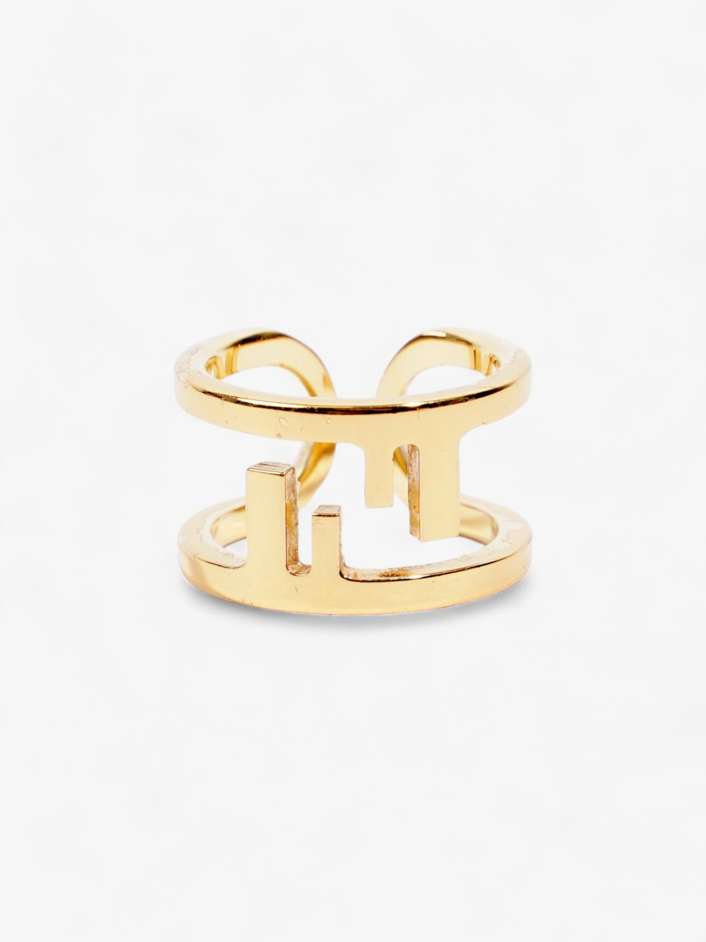 Fendi O'Lock Ring Gold Base Metal Medium (55mm)