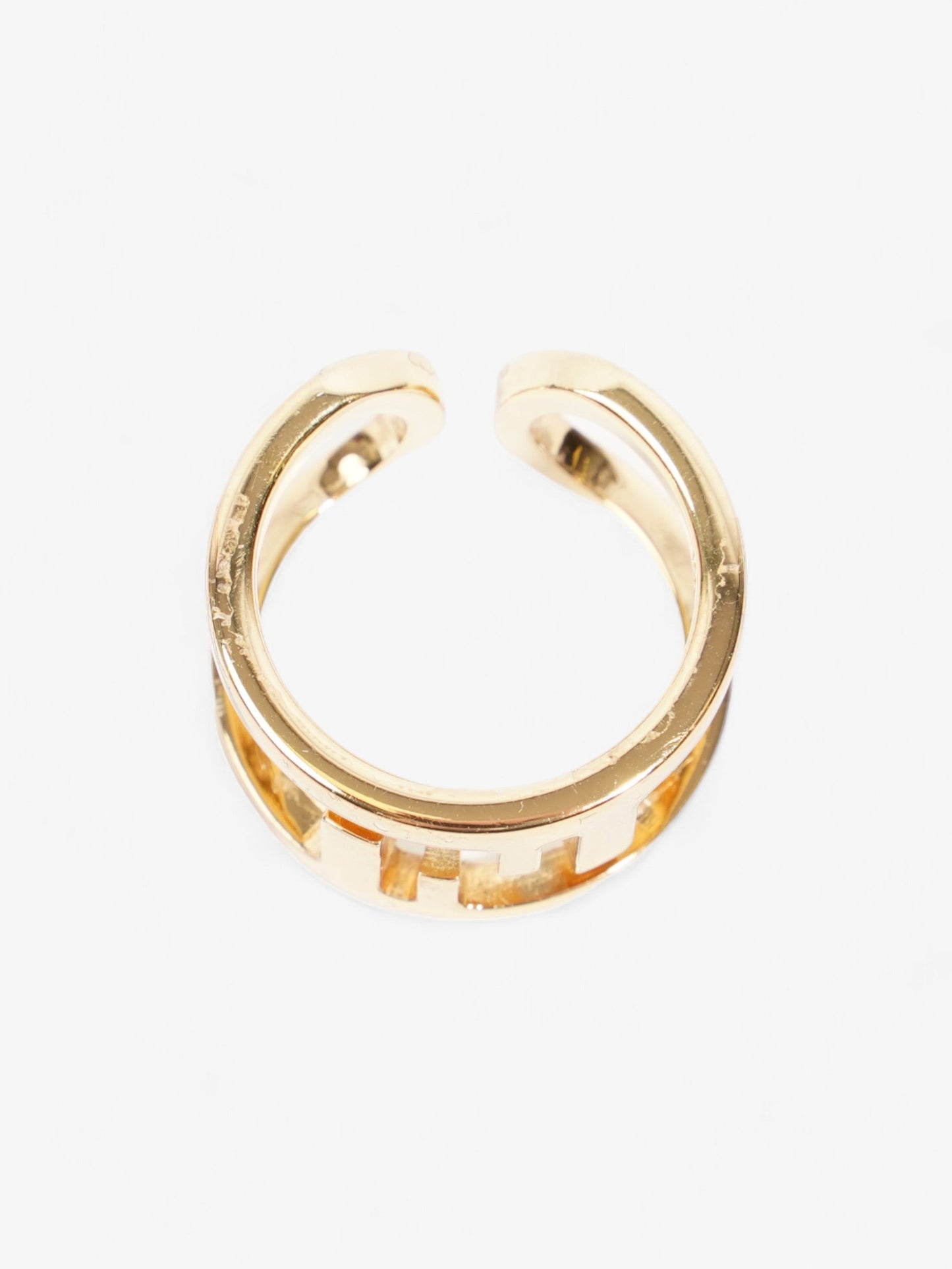 Fendi O'Lock Ring Gold Base Metal Medium (55mm)