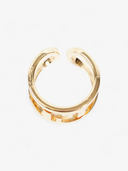 Fendi O'Lock Ring Gold Base Metal Medium (55mm)