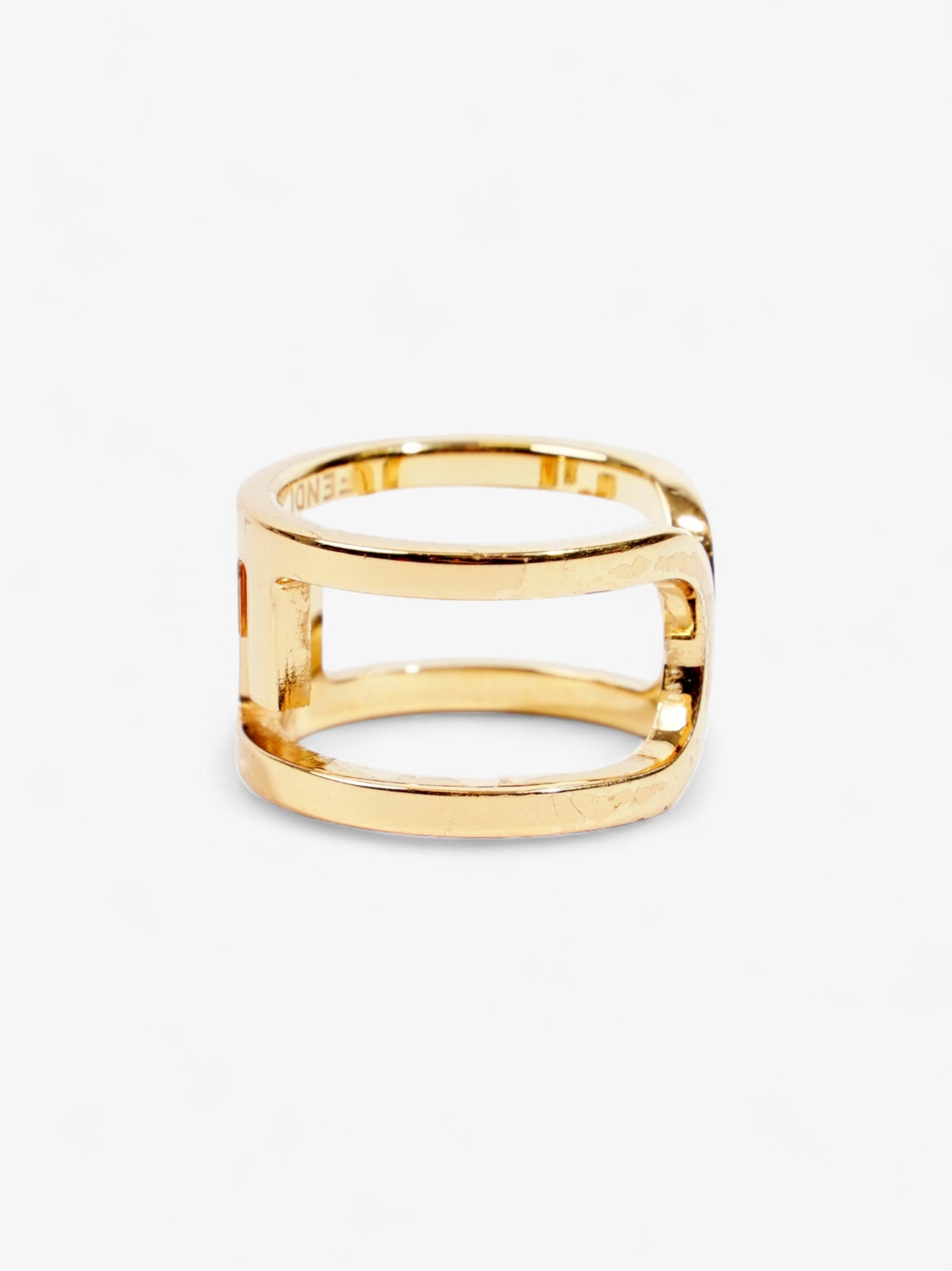 Fendi O'Lock Ring Gold Base Metal Medium (55mm)