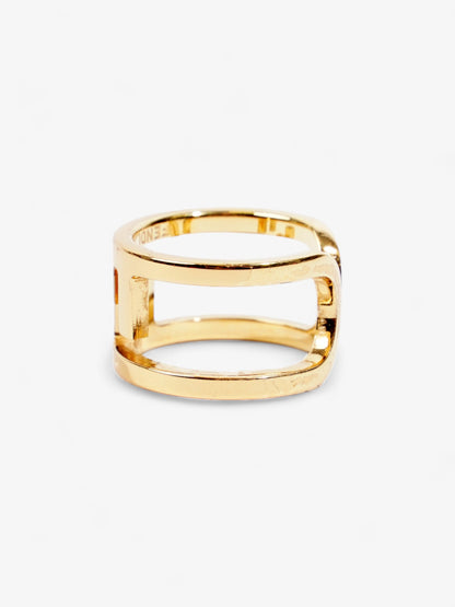 Fendi O'Lock Ring Gold Base Metal Medium (55mm)