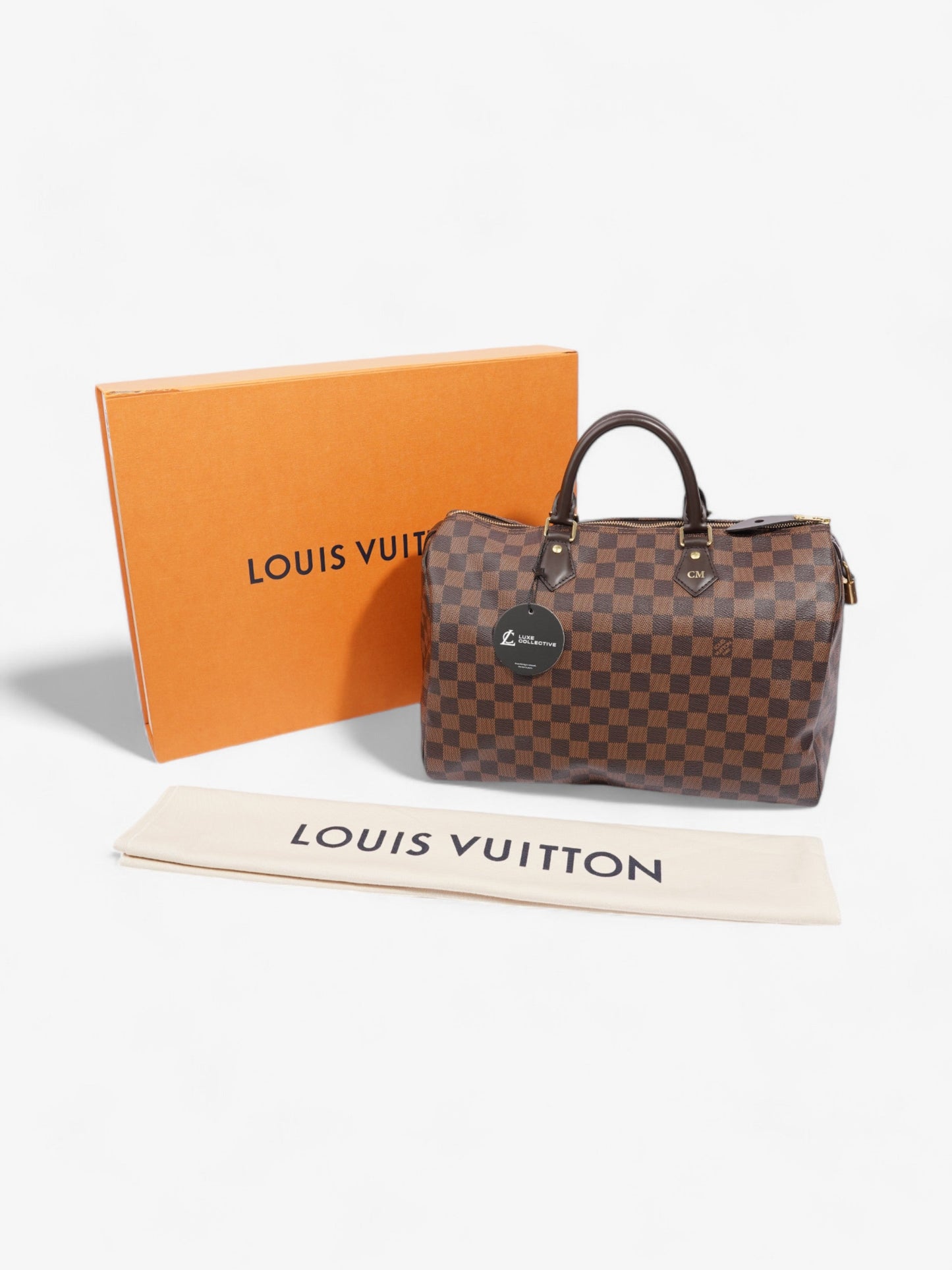 Louis Vuitton Speedy Damier Ebene Coated Canvas 35