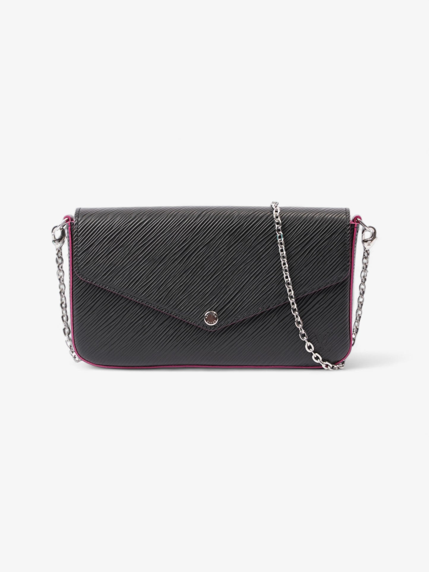 Louis Vuitton Pochette Felicie Black Epi Leather