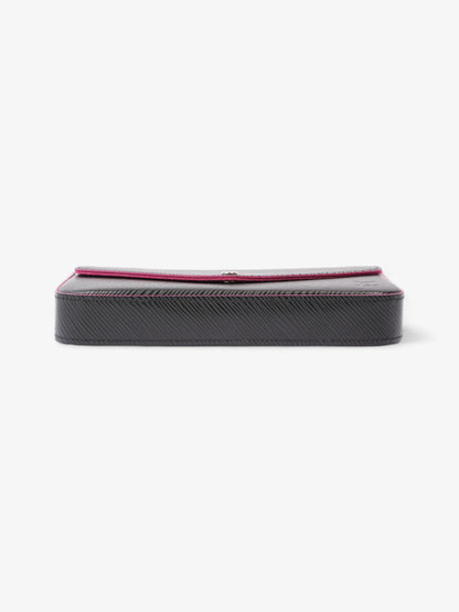 Louis Vuitton Pochette Felicie Black Epi Leather
