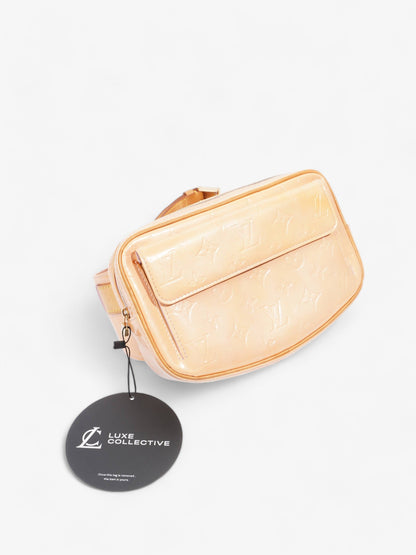Louis Vuitton Vernis Fulton Peach Patent Leather