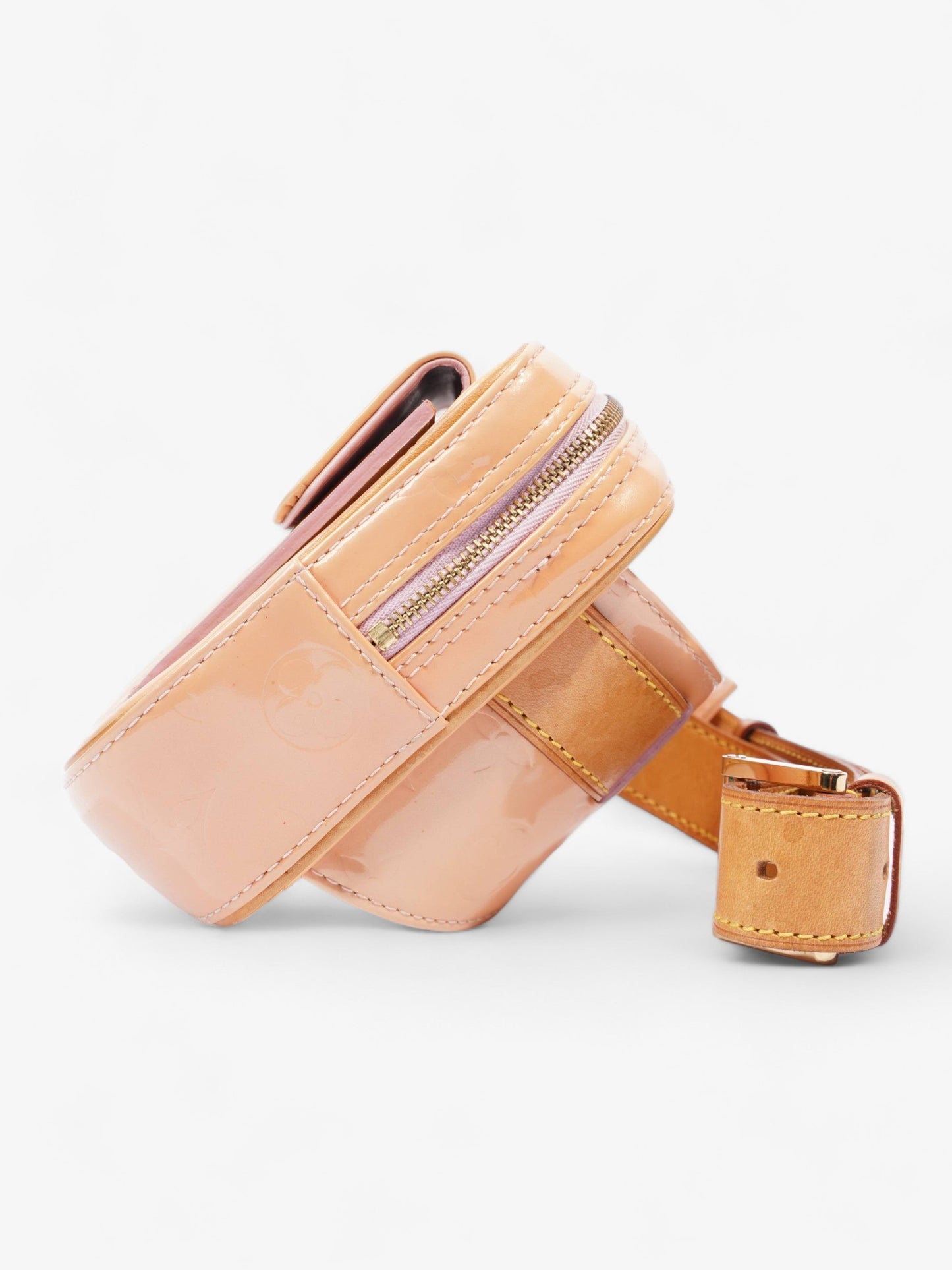 Louis Vuitton Vernis Fulton Peach Patent Leather