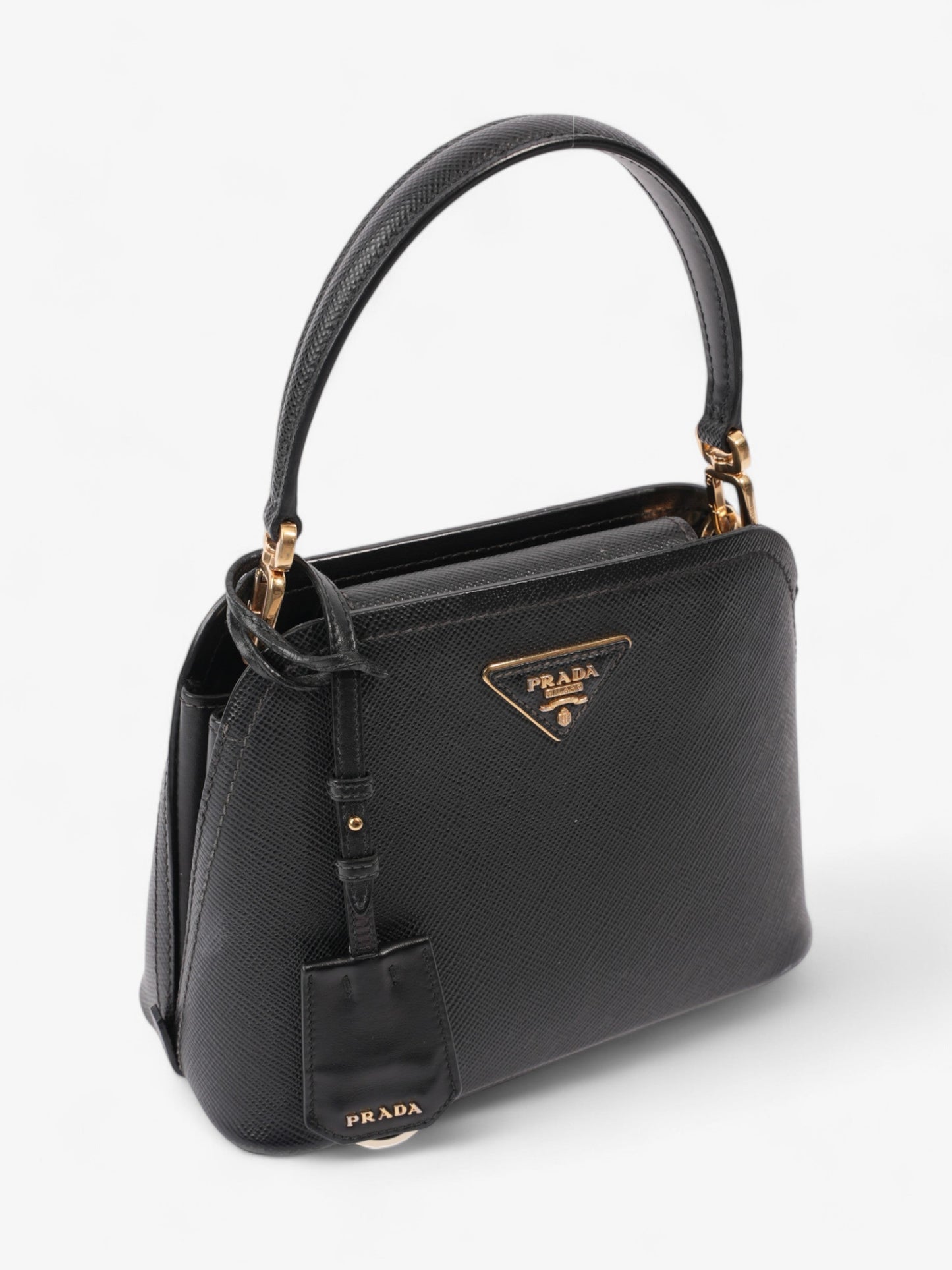 Prada Matinee Black Saffiano Leather