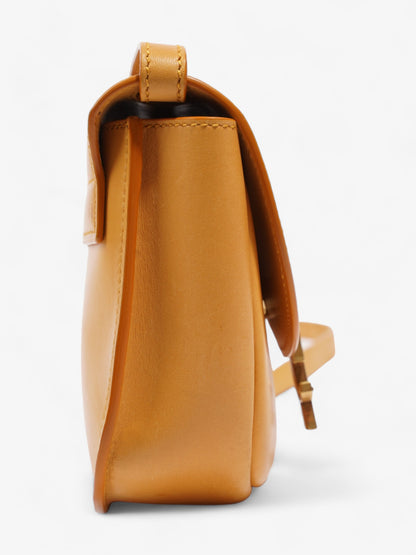 Saint Laurent Kaia Satchel Mustard Yellow Leather Small