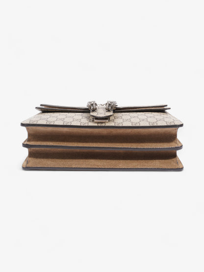 Gucci Dionysus Beige And Ebony GG Supreme Coated Canvas Small