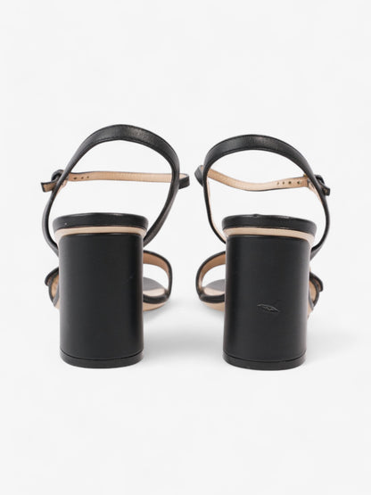 Gucci GG Marmont Sandals 70 Black Leather EU 37 UK 4