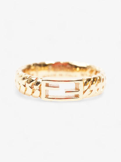 Fendi Baguette Ring Gold Brass Medium (54mm)