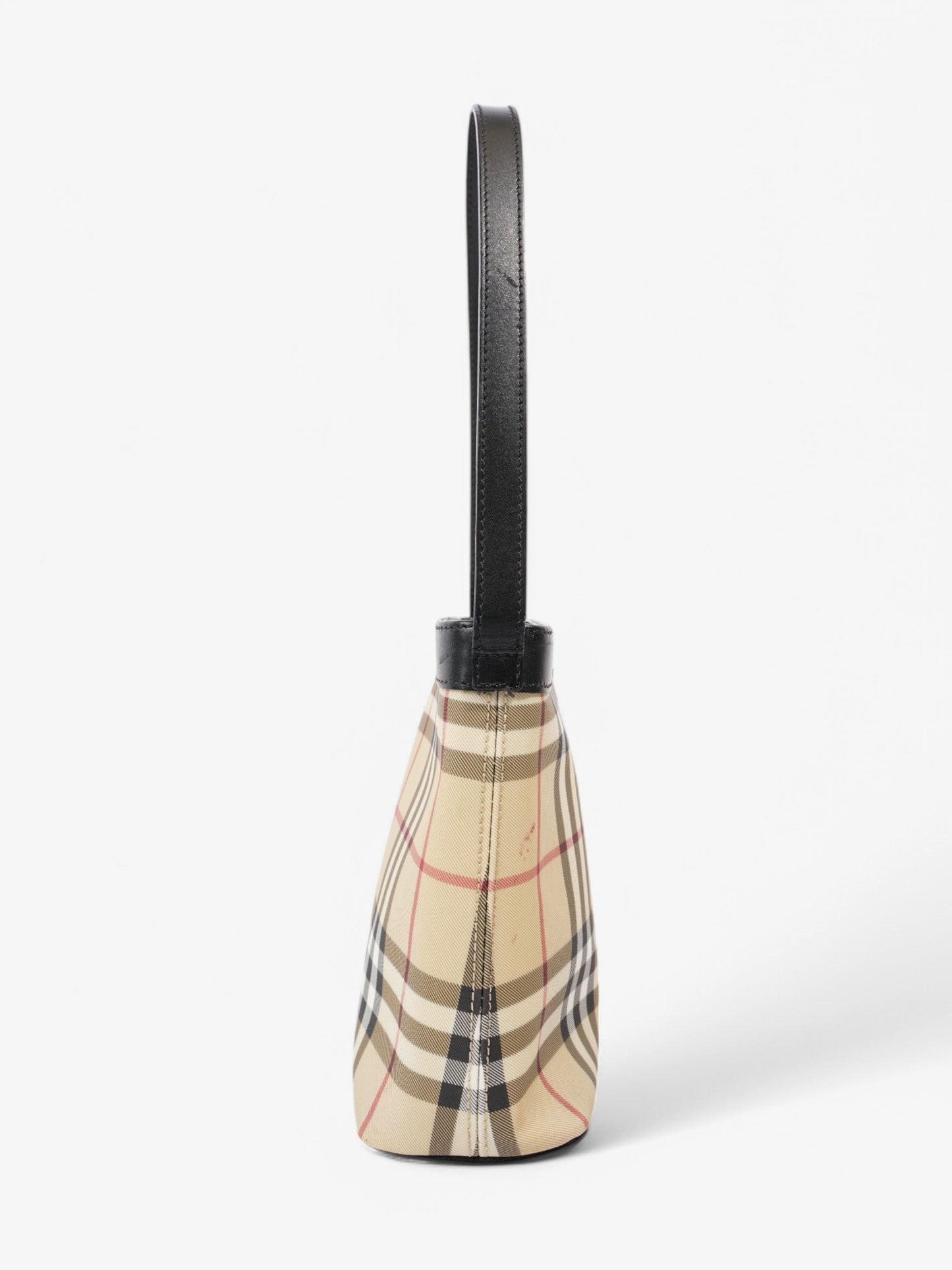 Burberry Check Tote House Check / Black Canvas
