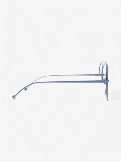 Fendi Round Sunglasses Blue Base Metal 135mm