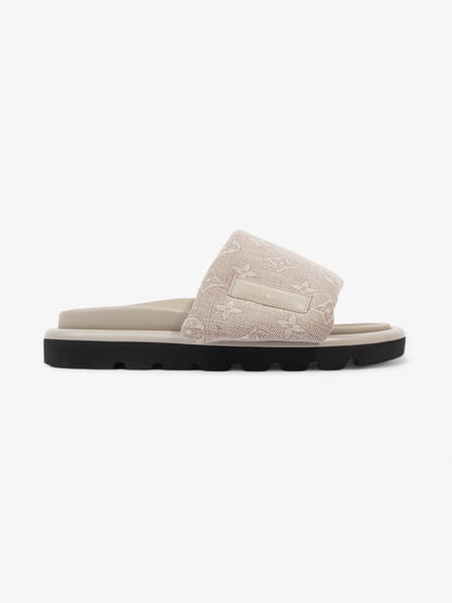 Louis Vuitton Pool Pillow Flat Comfort Mules Beige  Fabric EU 38 UK 5