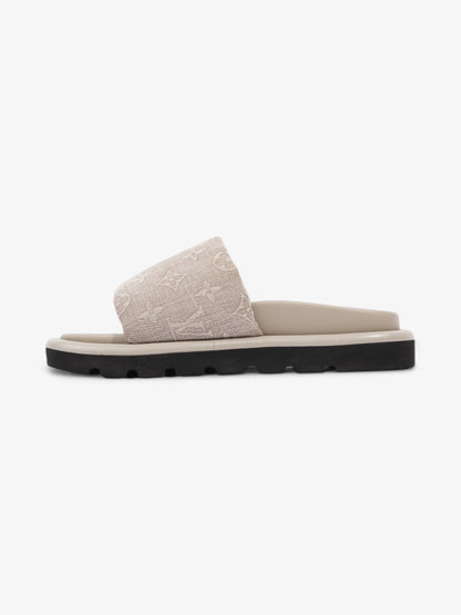 Louis Vuitton Pool Pillow Flat Comfort Mules Beige  Fabric EU 38 UK 5