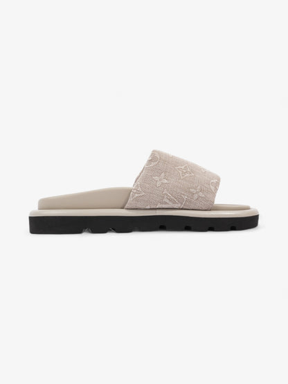 Louis Vuitton Pool Pillow Flat Comfort Mules Beige  Fabric EU 38 UK 5
