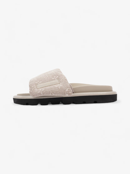Louis Vuitton Pool Pillow Flat Comfort Mules Beige  Fabric EU 38 UK 5