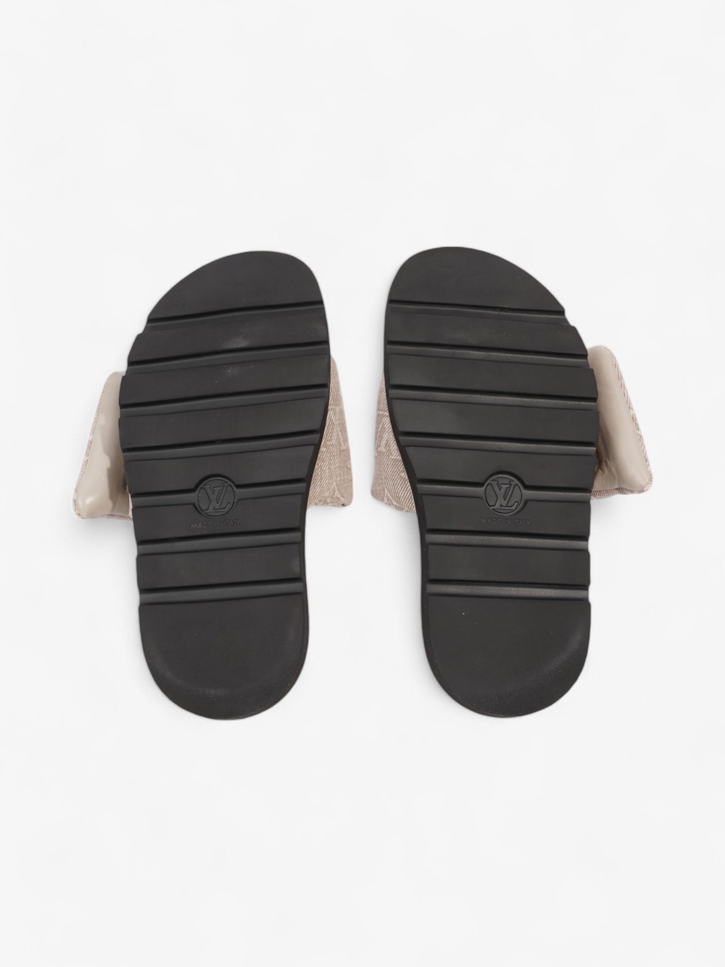 Louis Vuitton Pool Pillow Flat Comfort Mules Beige  Fabric EU 38 UK 5
