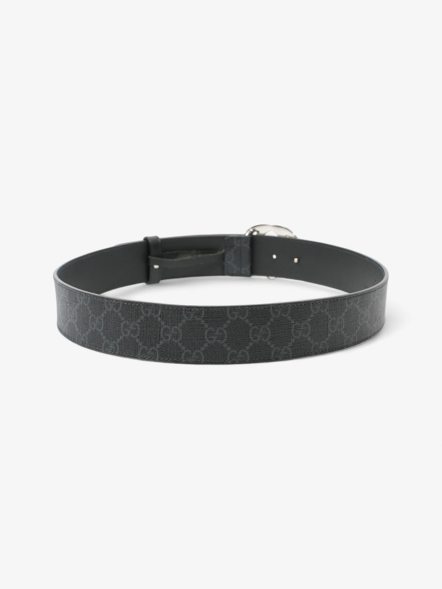 Gucci Interlocking G Belt Black GG Supreme Coated Canvas 85cm 34"