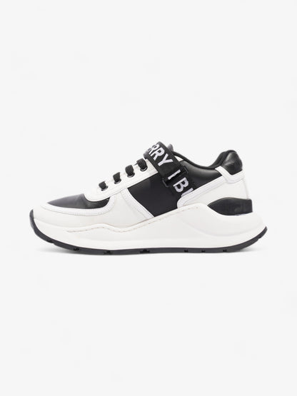 Burberry Ronnie Trainer Black / White Leather EU 38 UK 5