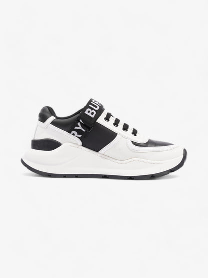 Burberry Ronnie Trainer Black / White Leather EU 38 UK 5