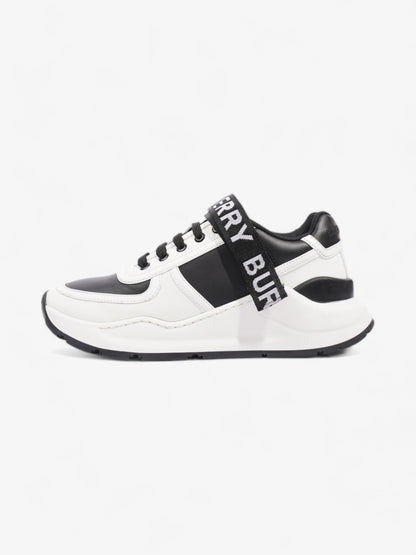Burberry Ronnie Trainer Black / White Leather EU 38 UK 5