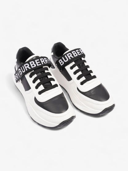 Burberry Ronnie Trainer Black / White Leather EU 38 UK 5