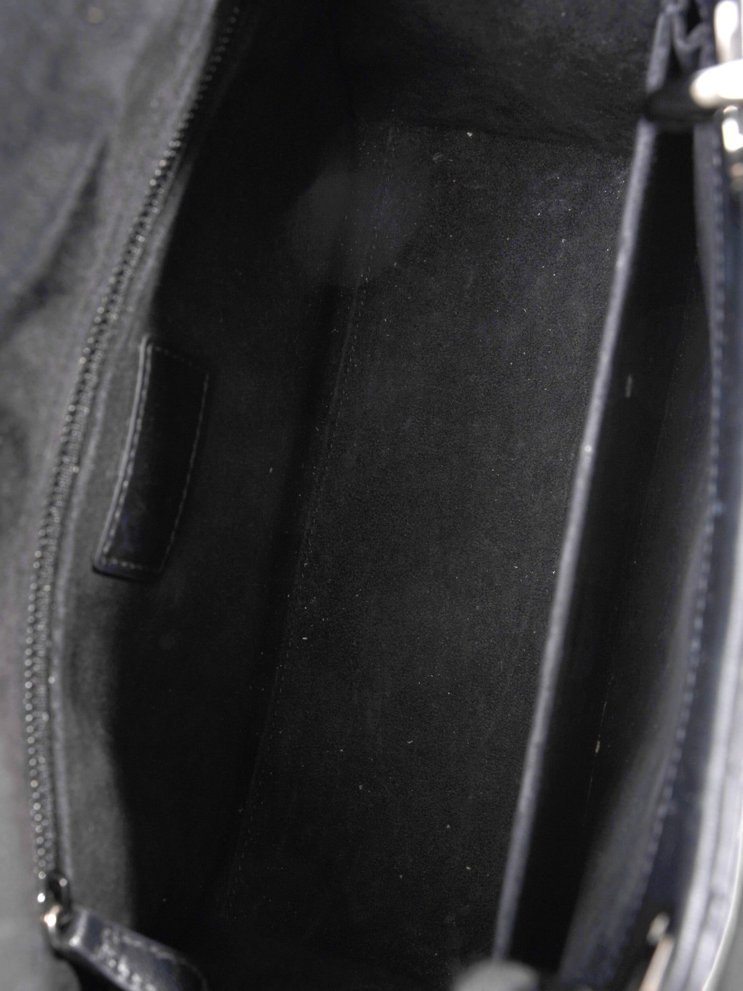 Christian Dior Lady Dior Black Lambskin Leather Medium