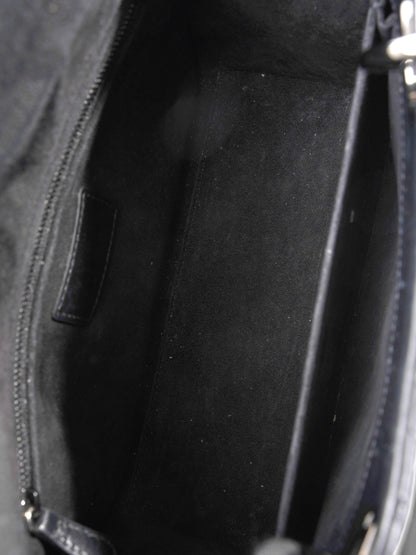 Christian Dior Lady Dior Black Lambskin Leather Medium