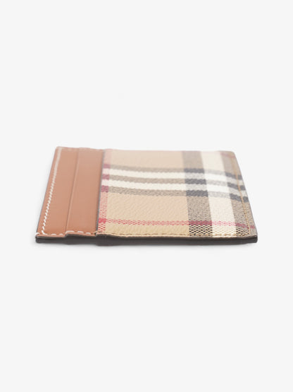 Burberry Sandon Card Case Archive Beige Polyurethane