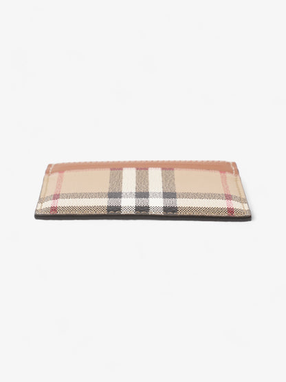 Burberry Sandon Card Case Archive Beige Polyurethane