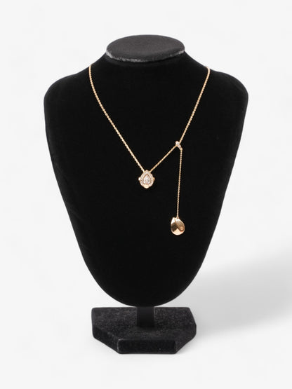 Burberry Shield Pendant Necklace Gold Gold Plated