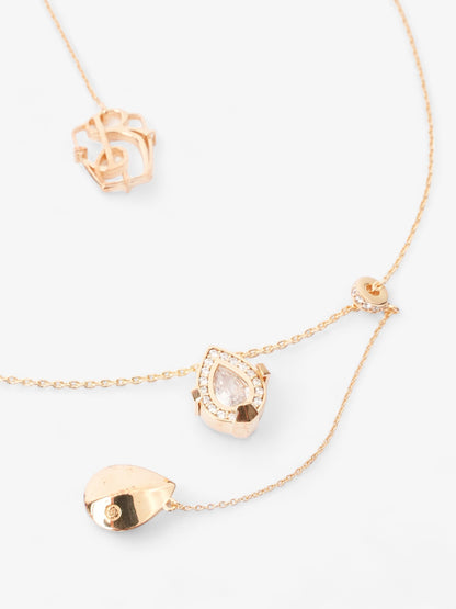Burberry Shield Pendant Necklace Gold Gold Plated