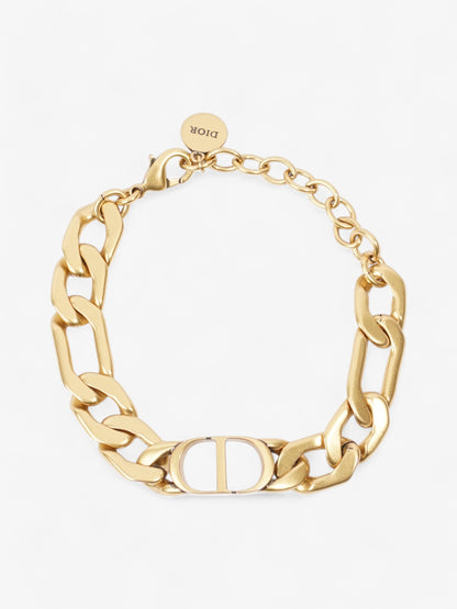 Christian Dior CD Bracelet Gold Base Metal