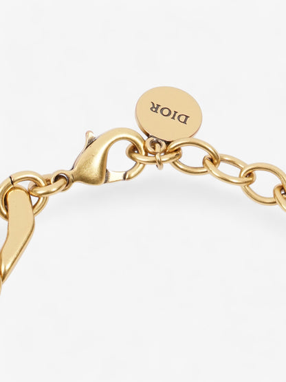 Christian Dior CD Bracelet Gold Base Metal