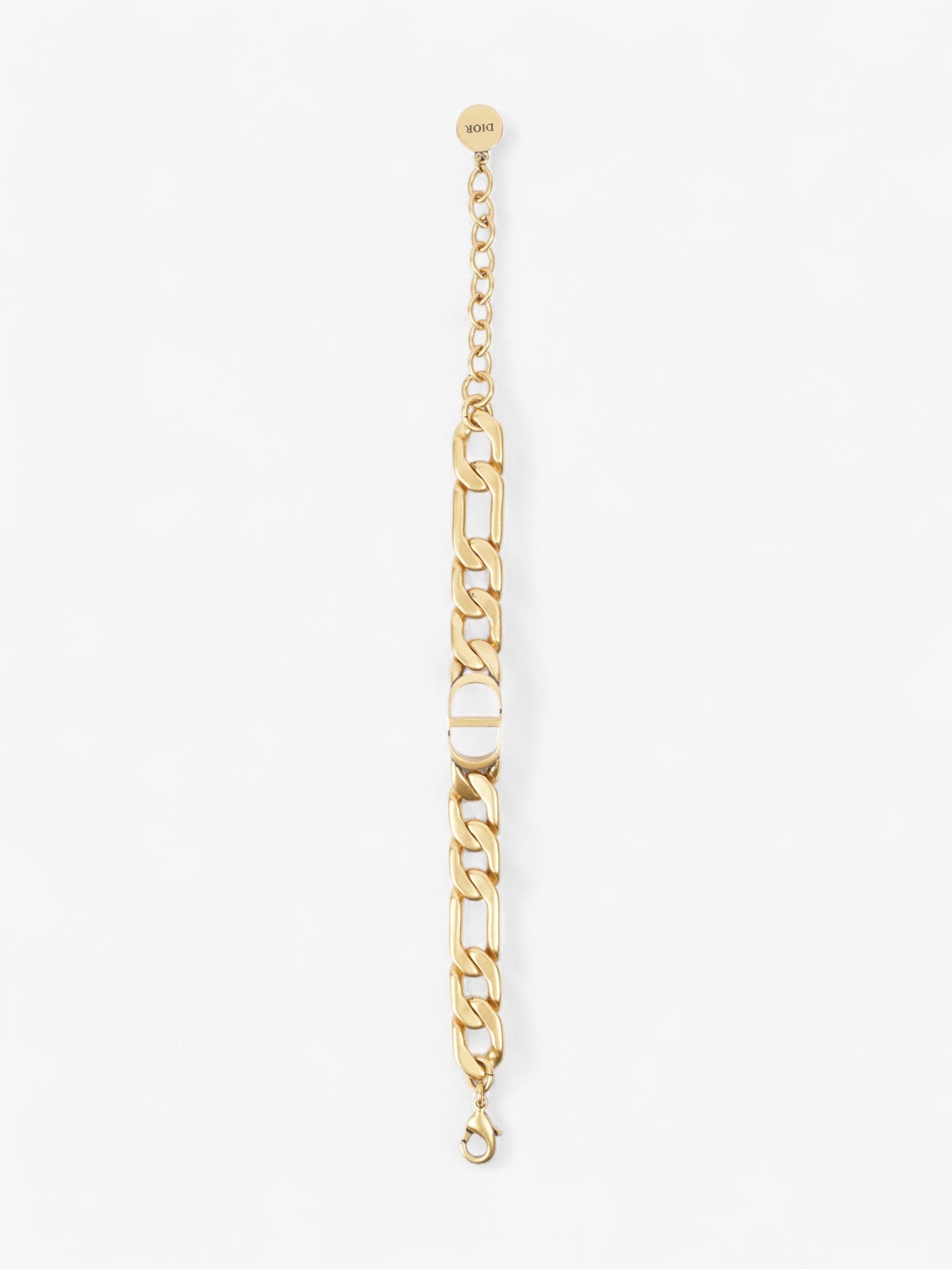 Christian Dior CD Bracelet Gold Base Metal