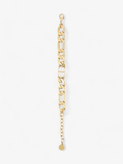 Christian Dior CD Bracelet Gold Base Metal