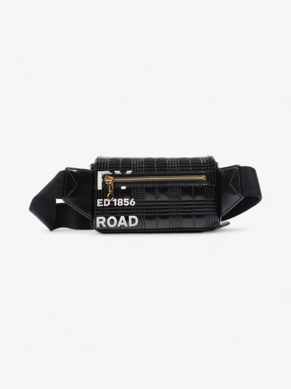 Burberry Horseferry Print Lola Bum Bag Black Leather