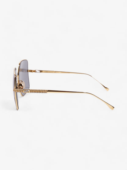 Fendi FF Sunglasses Gold Acetate 145mm