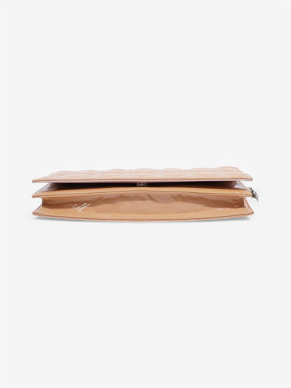 Christian Dior Lady Dior Clutch Pink Nude Patent Leather