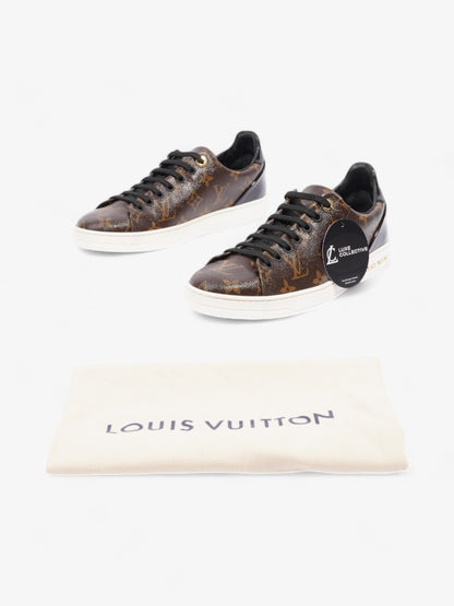 Louis Vuitton Frontrow Sneakers Brown Monogram / Black Coated Canvas EU 37.5 UK 4.5