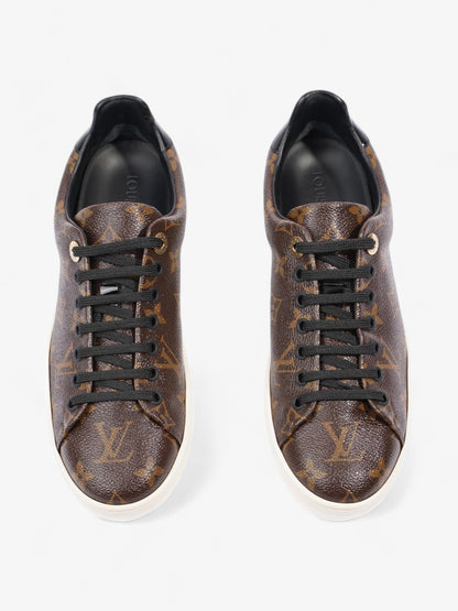 Louis Vuitton Frontrow Sneakers Brown Monogram / Black Coated Canvas EU 37.5 UK 4.5