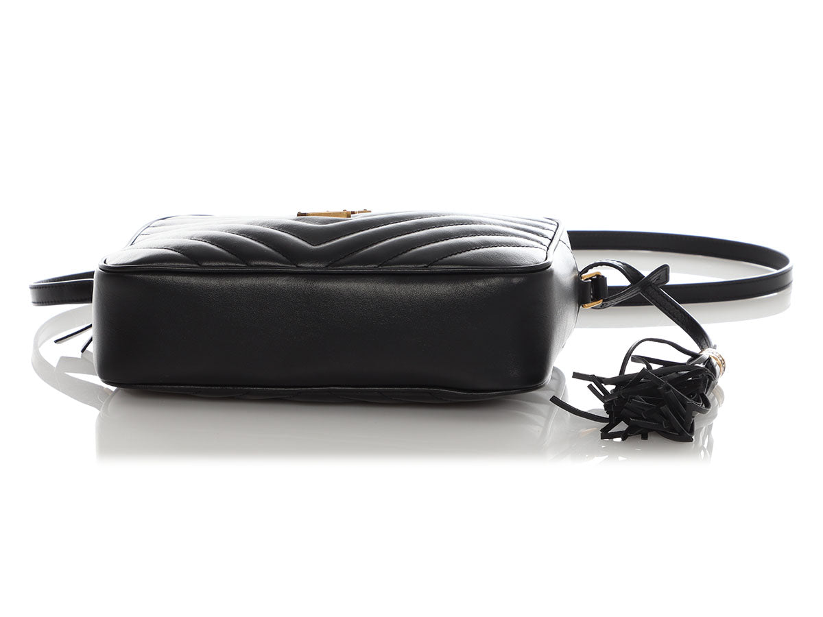 Saint Laurent Medium Black Lou Camera Bag