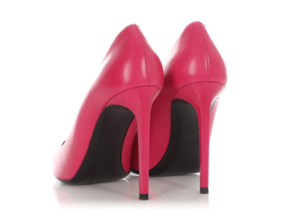 Saint Laurent Pink Leather Pumps