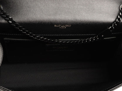 Saint Laurent Medium So Black Grain de Poudre Kate